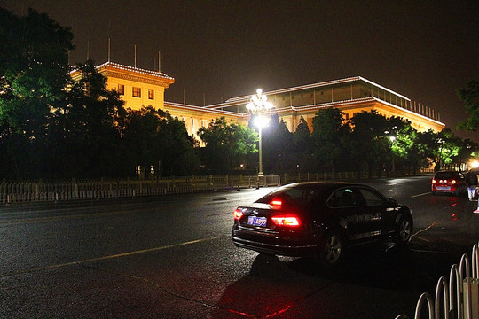 夜色 人民大会堂