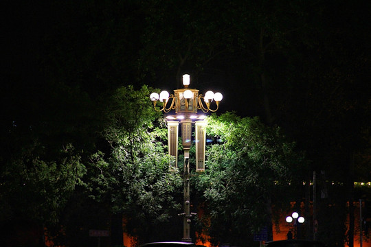 北京 长安街 路灯