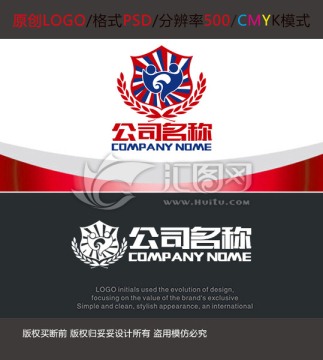 英倫風(fēng)幼兒園學(xué)校LOGO設(shè)計(jì)