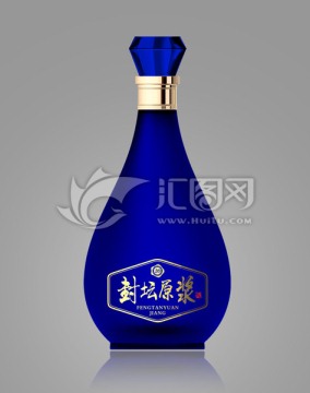 藍色酒瓶