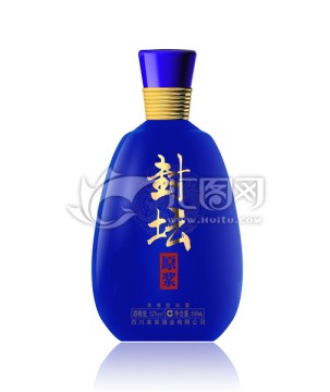 藍(lán)色酒瓶