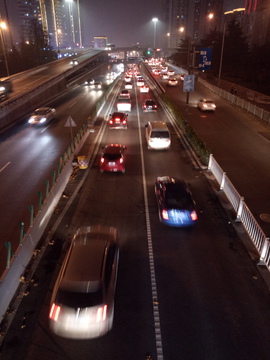 青岛延安路夜景