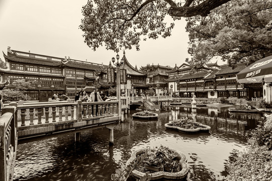 上海城隍廟懷舊照片