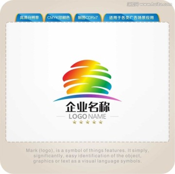 七彩LOGO