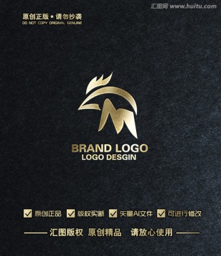 鸡动物生态食品地产LOGO