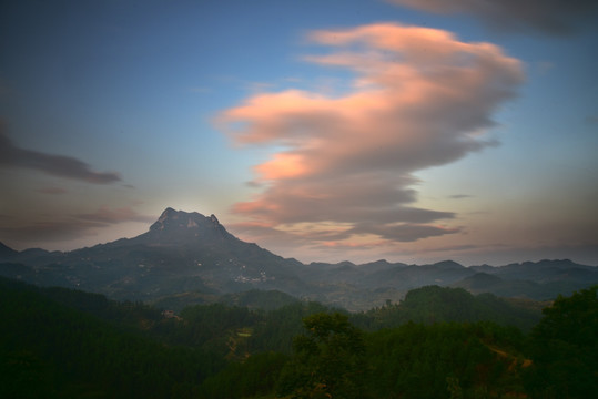 高山云彩