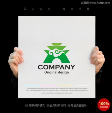 古建筑logo 企业logo