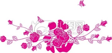 對角花