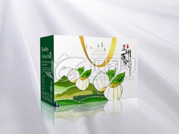 手繪百合包裝（平面圖）