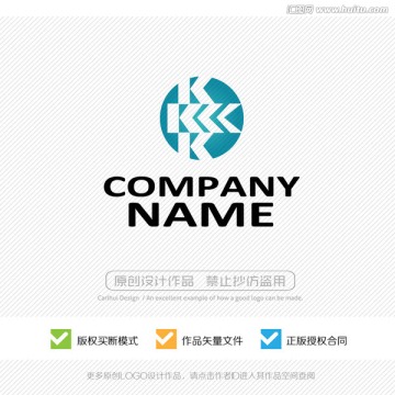 K字母 LOGO設(shè)計