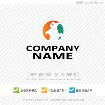 宠物店标志 LOGO设计