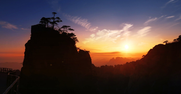 三清山日出