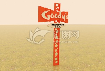 簡(jiǎn)易指示牌模型設(shè)計(jì)