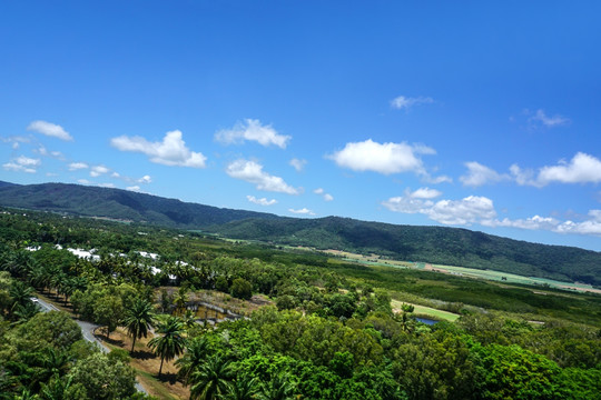 航拍山川大地