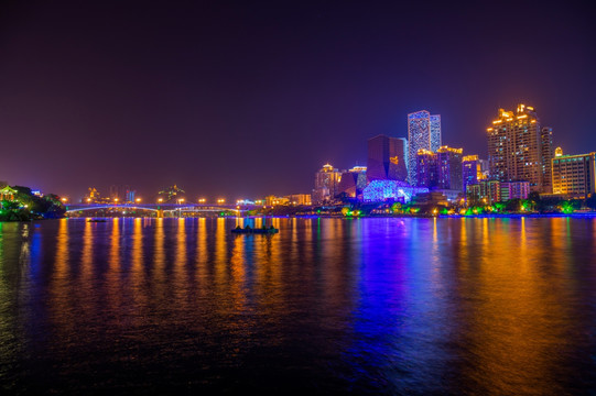 柳州风情港夜景