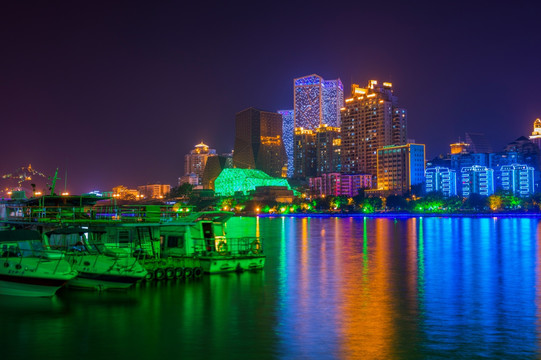 柳州风情港夜景