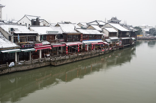 朱家角 雪景