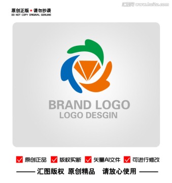 Y钻石传媒科技LOGO