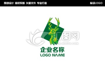 几何鹿LOGO