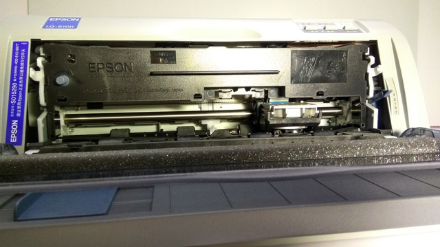 针式打印机特写