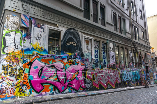 欧洲城市涂鸦墙