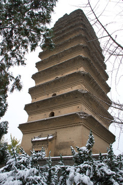 小雁塔雪景