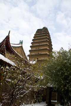 小雁塔雪景