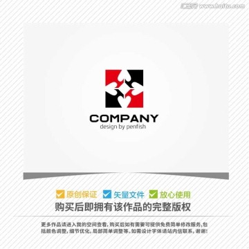 撲克牌元素logo
