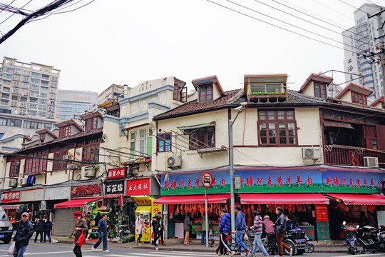 上海老建筑 阁楼 民居