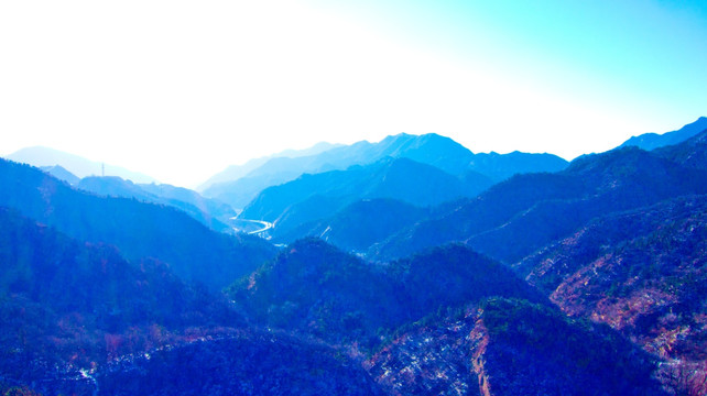 崇山峻岭 山野