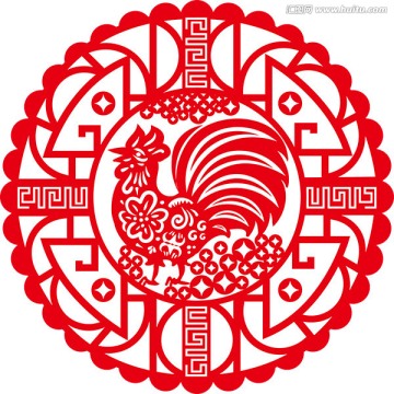 雞年窗花