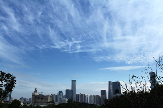 城市上空