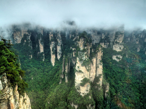 湖南张家界袁家界景区