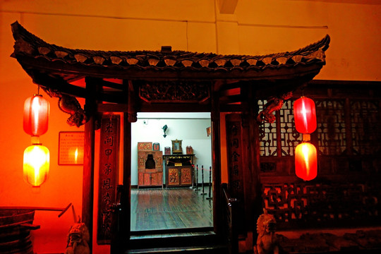 湖南凤凰古城博物馆 木质建筑