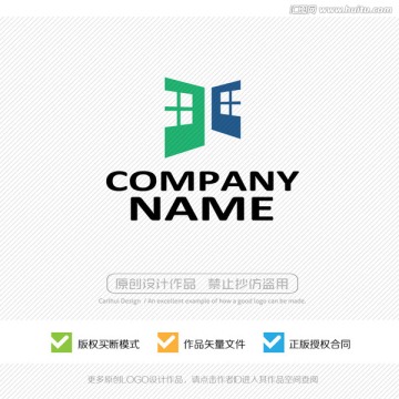 門窗材料 LOGO設(shè)計
