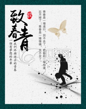 致青春海報(bào)掛畫