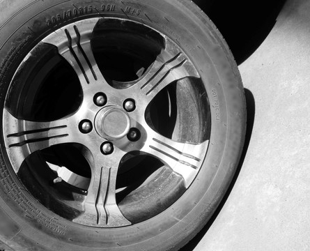 汽车轮胎摄影 汽车轮胎特写