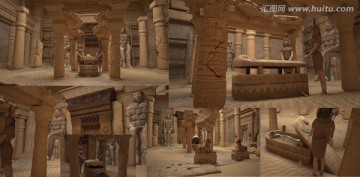 3D模型埃及古迹法老王之墓