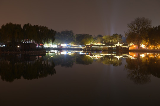 什刹海夜景