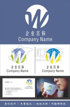 logo设计 Wlogo