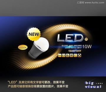 LED产品海报