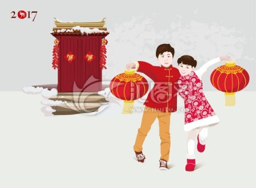 新年插畫(huà)