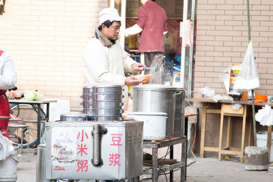 早餐路边摊