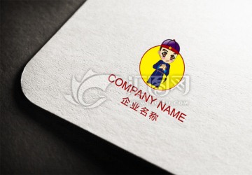 卡通阿哥LOGO設(shè)計(jì)