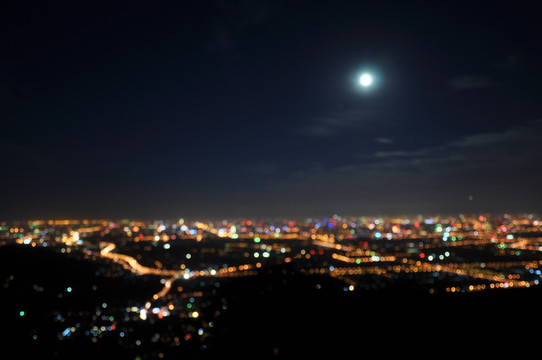 香山夜景