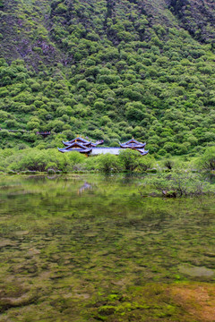 四川黄龙高原湿地海子