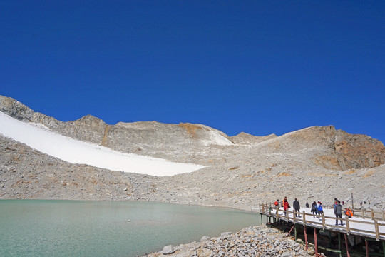 达古冰川 4860米观景台