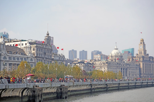 浦西风景 外滩风光