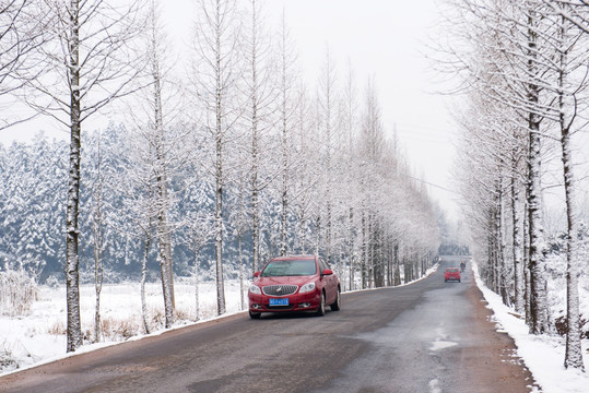 雪后公路