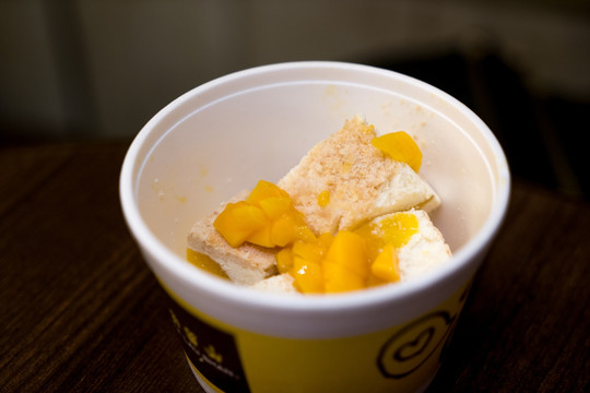 芒果冻饼 港式甜品